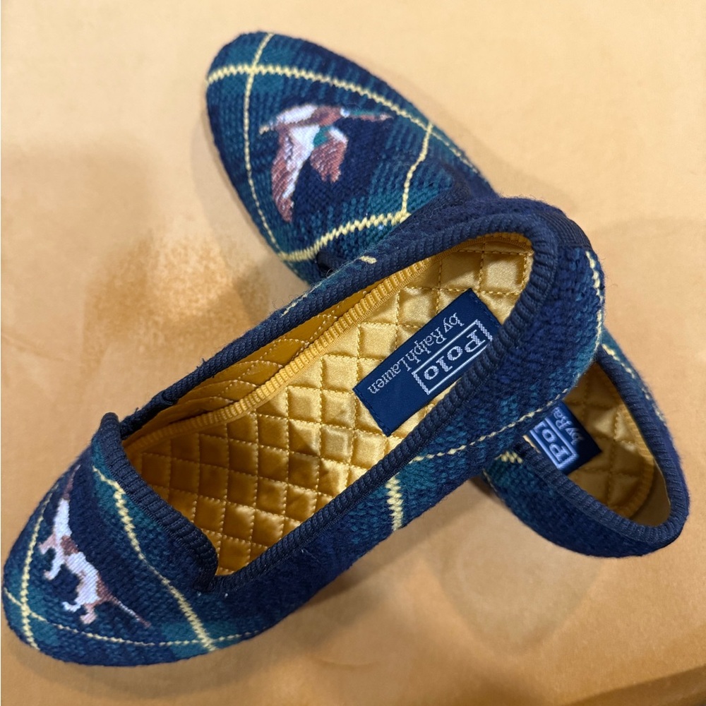 Polo Ralph Lauren Blue Plaid Loafers